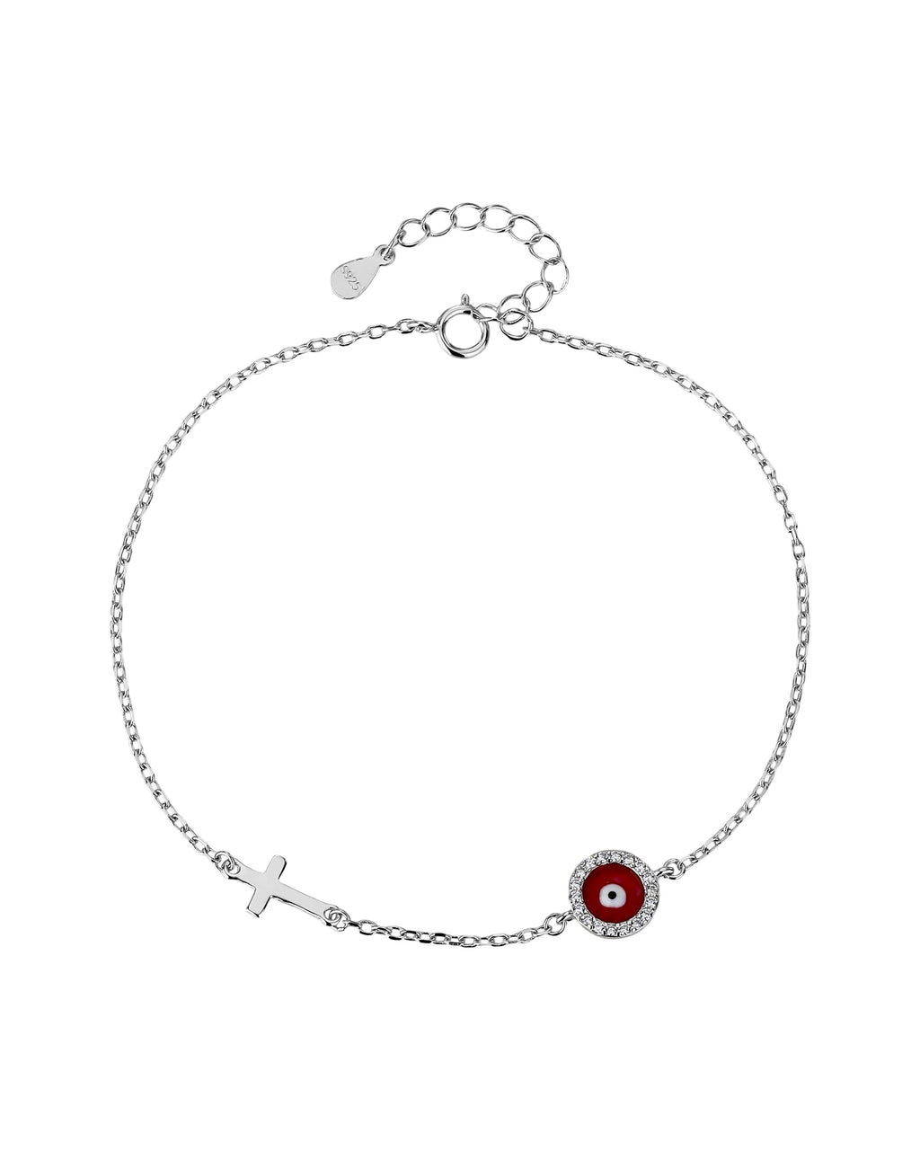 Pulsera con ojitos 17+3cm en rodizado